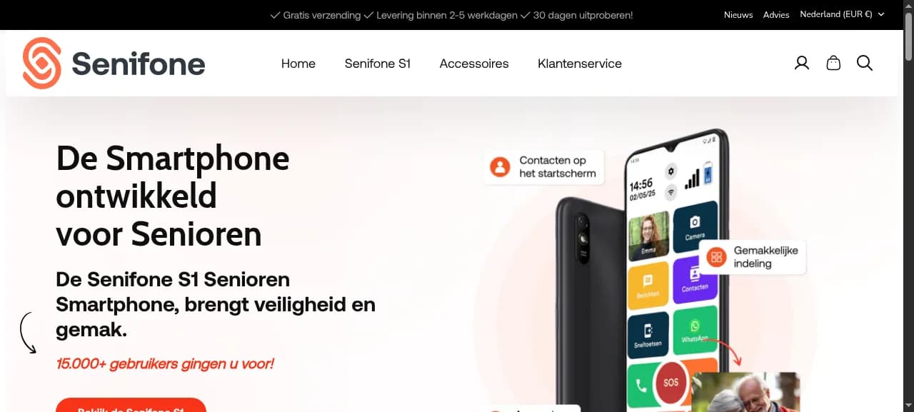 Senifone S1 project screenshot